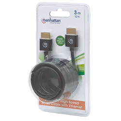 Manhattan 394376 câble HDMI 3 m HDMI Type A (Standard) Noir - Vue supplémentaire 5