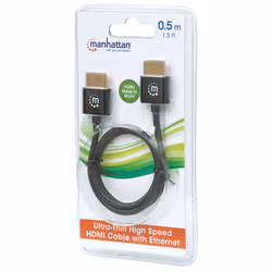 Manhattan 394406 câble HDMI 0,5 m HDMI Type A (Standard) Noir - Vue supplémentaire 5