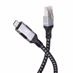 Manhattan 394826 changeur de genre de câble RJ-45 USB-C Noir, Argent - Vue supplémentaire 5