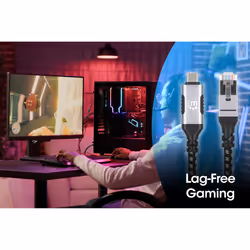 Manhattan 394826 changeur de genre de câble RJ-45 USB-C Noir, Argent - Vue supplémentaire 6