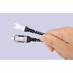 Manhattan 394826 changeur de genre de câble RJ-45 USB-C Noir, Argent - Vue supplémentaire 7