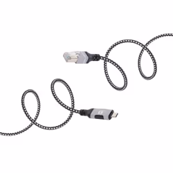 Manhattan 394826 changeur de genre de câble RJ-45 USB-C Noir, Argent - Vue supplémentaire 8