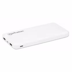 Manhattan 406277 banque d'alimentation électrique Lithium Polymère (LiPo) 10000 mAh Blanc