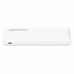 Manhattan 406277 banque d'alimentation électrique Lithium Polymère (LiPo) 10000 mAh Blanc