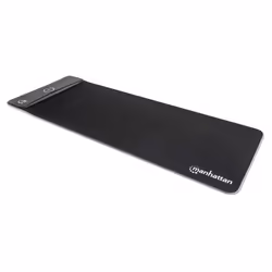 Manhattan 425513, Noir, Monochromatique, Vêtement, Alimenté par port USB, Rouge/Vert/Bleu, Tapis de souris de jeu