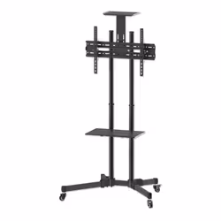 Manhattan 461238, 50 kg, 94 cm (37"), 177,8 cm (70"), 600 x 400 mm, Réglage de la hauteur, Noir