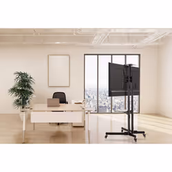 Manhattan 461238 support d'écran plat pour bureau 70" Noir Sol - Vue supplémentaire 8