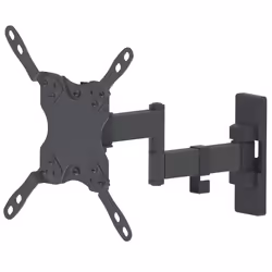 Manhattan 461405, 20 kg, 33 cm (13"), 106,7 cm (42"), 75 x 75 mm, 200 x 200 mm, Noir