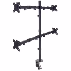 Manhattan 461566 support d'écran plat pour bureau 32" Noir