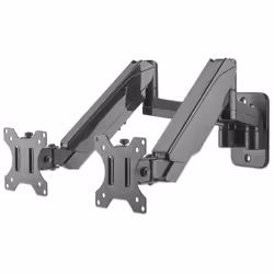 Manhattan 461627, 8 kg, 43,2 cm (17"), 81,3 cm (32"), 75 x 75 mm, 100 x 100 mm, Noir