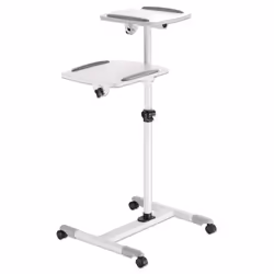 Manhattan 461726, Panier multimédia, Gris, Blanc, Laptop/Projecteur, 10 kg, -35 - 35°, 360°