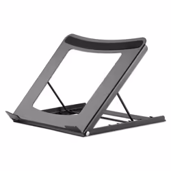 Manhattan 462129, Supports de Laptop, Noir, Acier, 25,4 cm (10"), 39,6 cm (15.6"), 5 kg