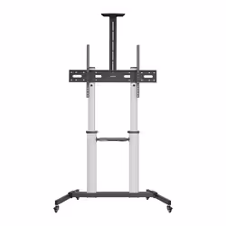 Manhattan 462563 support pour téléviseur 2,54 m (100") Noir, Argent - Vue supplémentaire 3