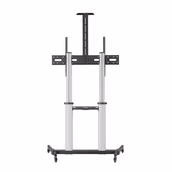 Manhattan 462563 support pour téléviseur 2,54 m (100") Noir, Argent - Vue supplémentaire 6