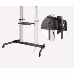 Manhattan 462563 support pour téléviseur 2,54 m (100") Noir, Argent - Vue supplémentaire 8