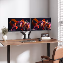 Manhattan 462587 support d'écran plat pour bureau 114,3 cm (45") Noir - Vue supplémentaire 8