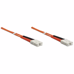 Intellinet 1.0m SC M/M câble de fibre optique 1 m OM2 Orange