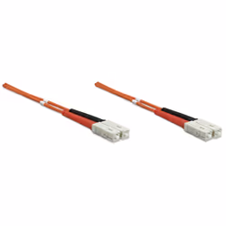 Intellinet 3.0m SC M/M câble de fibre optique 3 m OM2 Orange