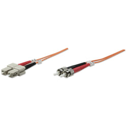 Intellinet 1.0m ST-SC M/M câble de fibre optique 1 m OM2 Orange