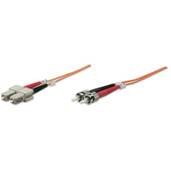 Intellinet 3.0m ST-SC M/M câble de fibre optique 3 m OM2 Orange
