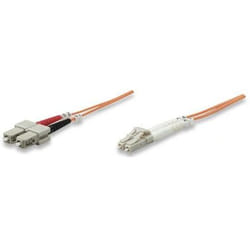 Intellinet 470353 câble de fibre optique 1 m LC SC OM2 Multicolore, Orange