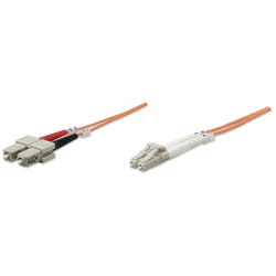 Intellinet 1.0m LC-SC M/M câble de fibre optique 1 m OM1 Orange