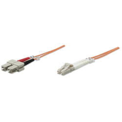 Intellinet 3.0m LC-SC M/M câble de fibre optique 3 m OM1 Orange
