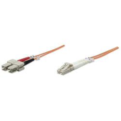Intellinet 5m LC/SC câble de fibre optique OM1 Orange