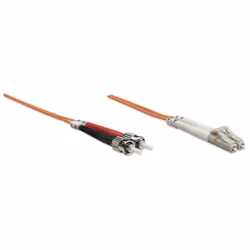 Intellinet 3m LC/ST câble de fibre optique OM1 Orange