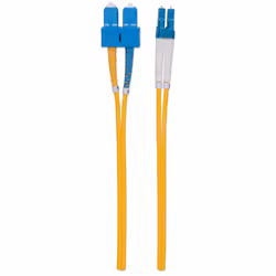 Intellinet 473965 câble de fibre optique 1 m LC SC OS2 Jaune - Vue supplémentaire 4