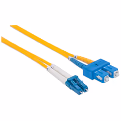 Intellinet 473972 câble de fibre optique 2 m LC SC OS2 Jaune