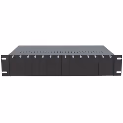Intellinet 507356 châssis de réseaux 2U Noir
