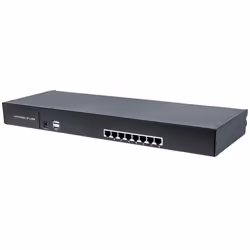 Intellinet 507882, Ethernet/LAN, Noir