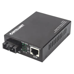 Intellinet 508209 convertisseur de support réseau 1000 Mbit/s 1310 nm Monomode Noir