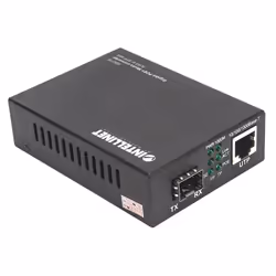 Intellinet 508216 convertisseur de support réseau 1000 Mbit/s Noir