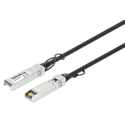 Intellinet 508483 câble de fibre optique 5 m SFP+ Noir, Argent