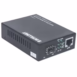 Intellinet 510493 convertisseur de support réseau 1000 Mbit/s Noir