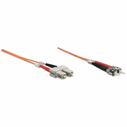 Intellinet 2m ST/SC câble de fibre optique OM1 Orange
