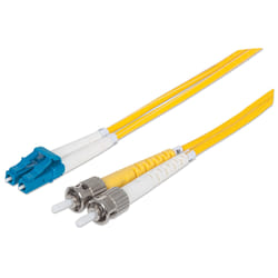 Intellinet 516952 câble de fibre optique 3 m LC ST OS2 Jaune