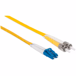 Intellinet 516952 câble de fibre optique 3 m LC ST OS2 Jaune