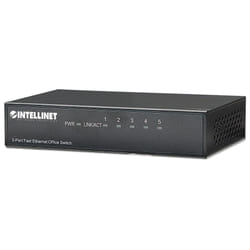 Intellinet 5-Port Fast Ethernet Office Switch Fast Ethernet (10/100) Noir