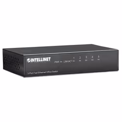 Intellinet 5-Port Fast Ethernet Office Switch Fast Ethernet (10/100) Noir