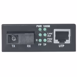 Intellinet 545068 convertisseur de support réseau 1000 Mbit/s Monomode Noir
