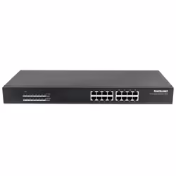 Intellinet 560993 commutateur réseau Non-géré L2 Gigabit Ethernet (10/100/1000) Connexion Ethernet, supportant l'alimentation via ce port (PoE) 1U Noir