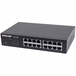 Intellinet 561068, Non-géré, L2, Gigabit Ethernet (10/100/1000), Full duplex, Grille de montage, 1U
