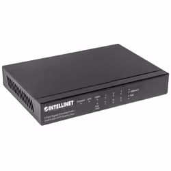Intellinet 561174 commutateur réseau Gigabit Ethernet (10/100/1000) Connexion Ethernet, supportant l'alimentation via ce port (PoE) Noir