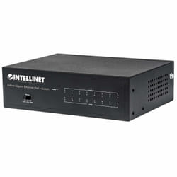 Intellinet 561204 commutateur réseau Géré Gigabit Ethernet (10/100/1000) Connexion Ethernet, supportant l'alimentation via ce port (PoE) Noir
