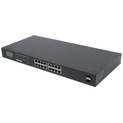 Intellinet 561259 commutateur réseau Non-géré Gigabit Ethernet (10/100/1000) Connexion Ethernet, supportant l'alimentation via ce port (PoE) Noir