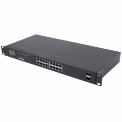 Intellinet 561259 commutateur réseau Non-géré Gigabit Ethernet (10/100/1000) Connexion Ethernet, supportant l'alimentation via ce port (PoE) Noir