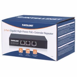 Intellinet 561266 commutateur réseau Non-géré Gigabit Ethernet (10/100/1000) Connexion Ethernet, supportant l'alimentation via ce port (PoE) Noir - Vue supplémentaire 5